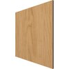 Ekena Millwork 15 3/4W x 15 3/4H x 3/8T Wood Hobby Board, Maple HBW16X16X375AMA